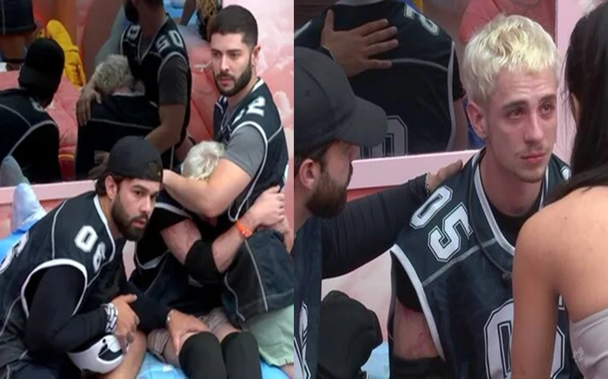 Juliano tem crise de choro apos confronto com Pedro.webp