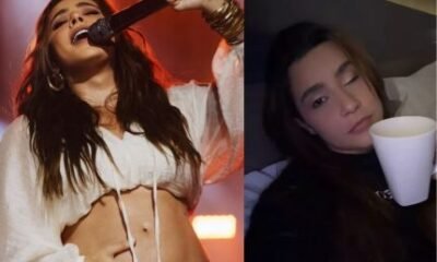 Lauana Prado desabafa sobre estado de saude Primeiro resfriado estando