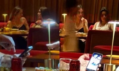 Lauana Prado e Tati Dias sao flagradas em restaurante em