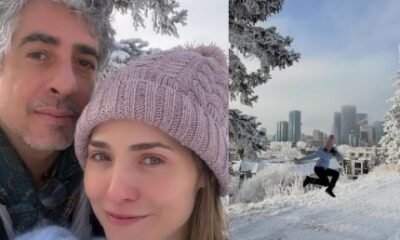 Leticia Colin posa ao lado do ex marido e intriga seguidores