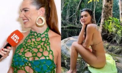 Mariana Goldfarb rebate criticas apos foto nua em cachoeira Liberdade