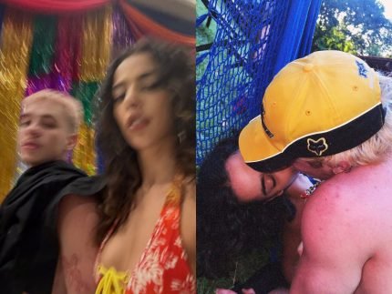 Marina Sena abre album de fotos com Juliano Floss e