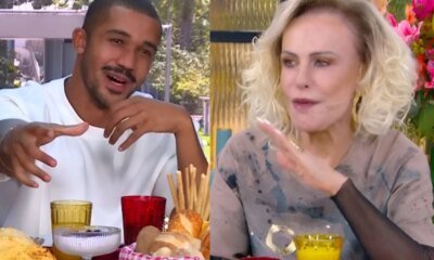 Matheus tenta dar invertida em Ana Maria durante entrevista e