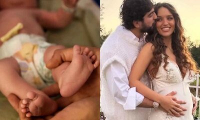 Momento fofura Nasce filha de Rafa Kalimann e Nattanzinho e