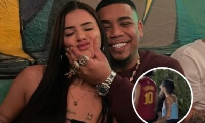 Namorada de MC Borges vai a delegacia apos levar chute