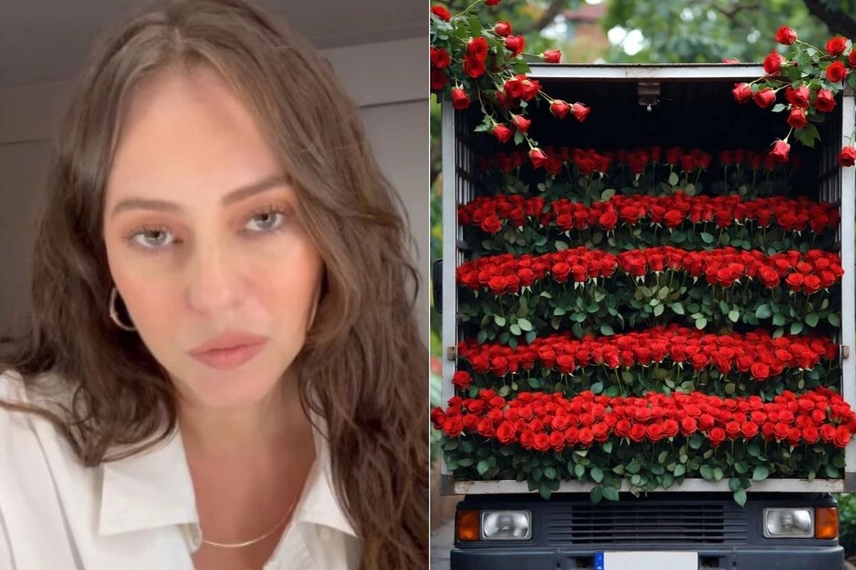 Nao gostou Paolla Oliveira reage apos receber ‘caminhao de rosas
