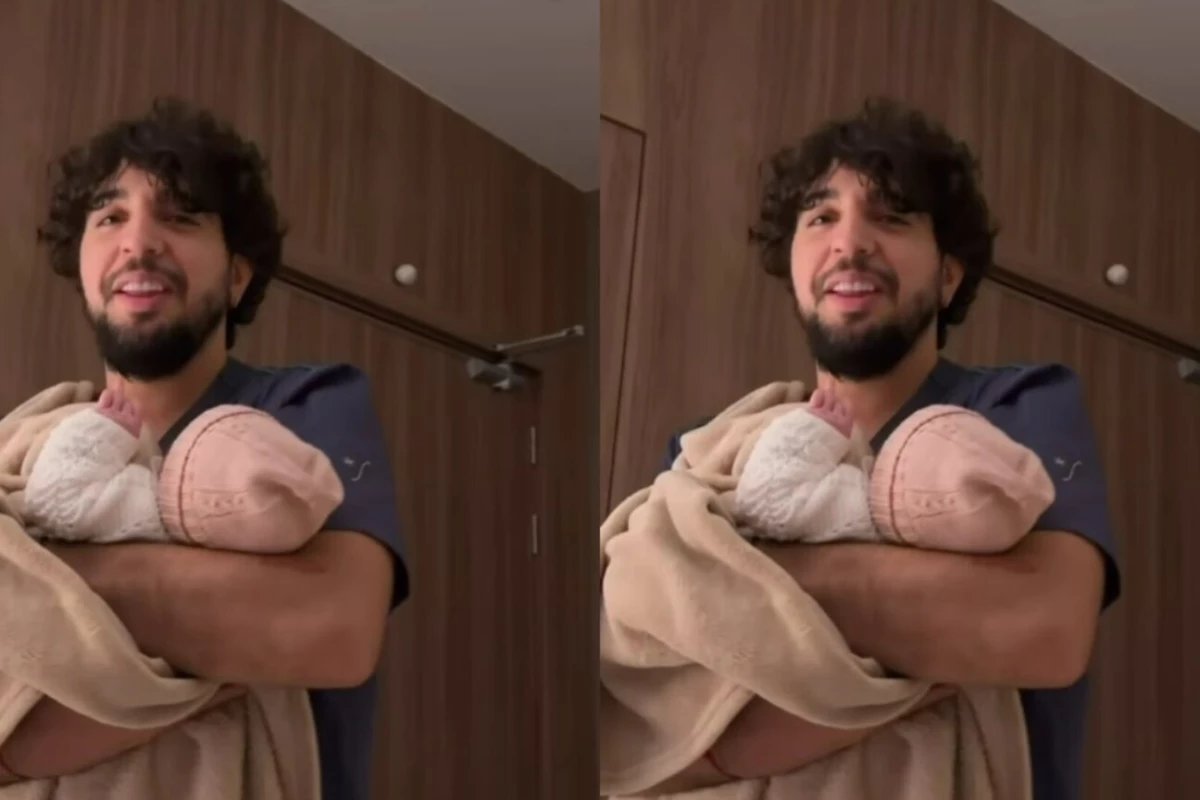 Nattan celebra chegada da primeira filha e declara ‘Eu quero