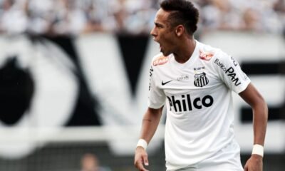 Neymar fica no Santos e estende contrato ate 2026