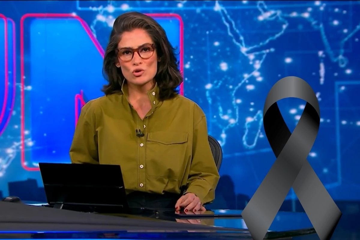 No Jornal Nacional Renata Vasconcellos da noticia que ninguem queria