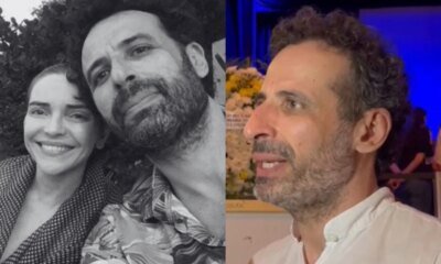 No velorio de Titina Medeiros marido da atriz relembra os