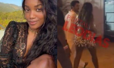 Novo romance Iza e flagrada de maos dadas com ator