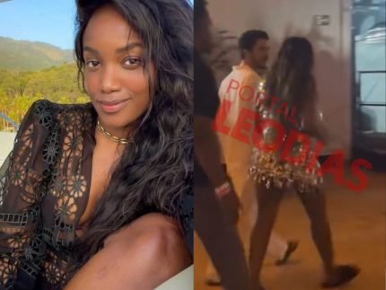 Novo romance Iza e flagrada de maos dadas com ator