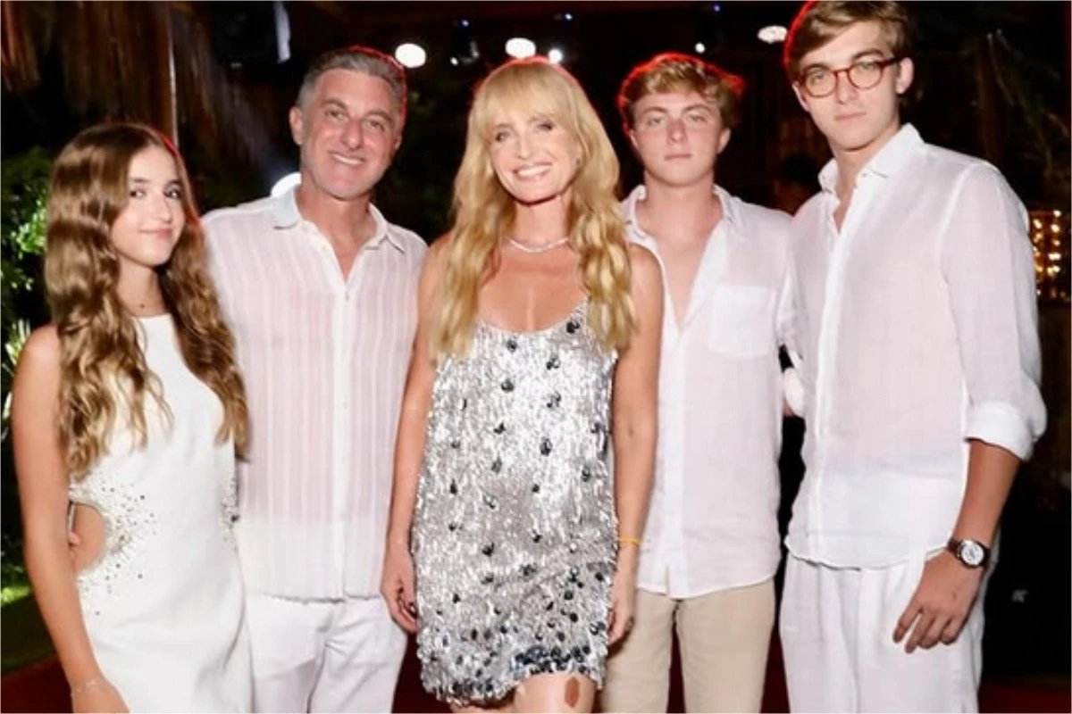 Pinta na perna de Angelica chama a atencao na virada