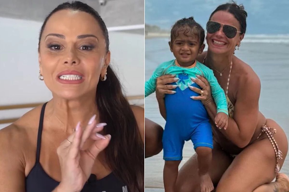 Prestes a sair de casa Viviane Araujo e pega de