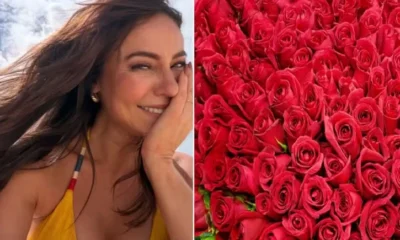 Quem mandou Paolla Oliveira recebe caminhao com rosas vermelhas.webp