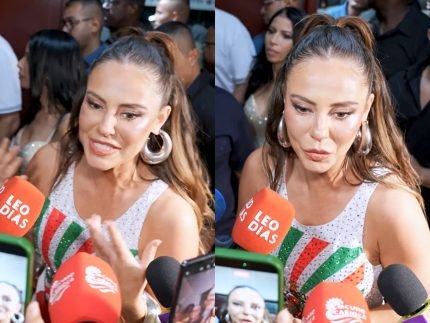 Rainha de honra da Grande Rio Paolla Oliveira fala sobre