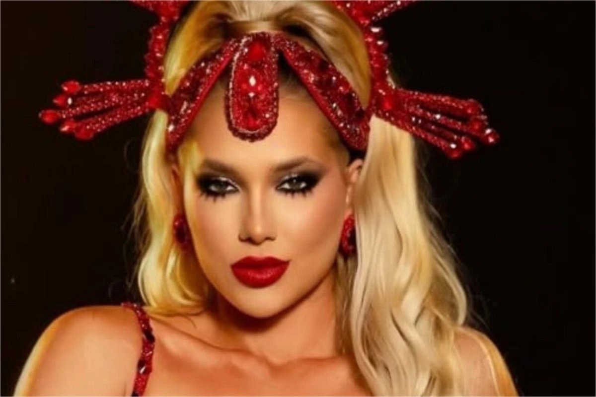 Roupa que Virginia Fonseca usou em ensaio da Grande Rio