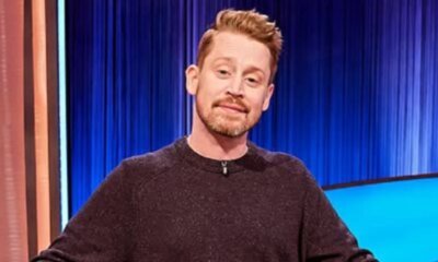 Sofrendo a dor do luto Macaulay Culkin se manifesta apos