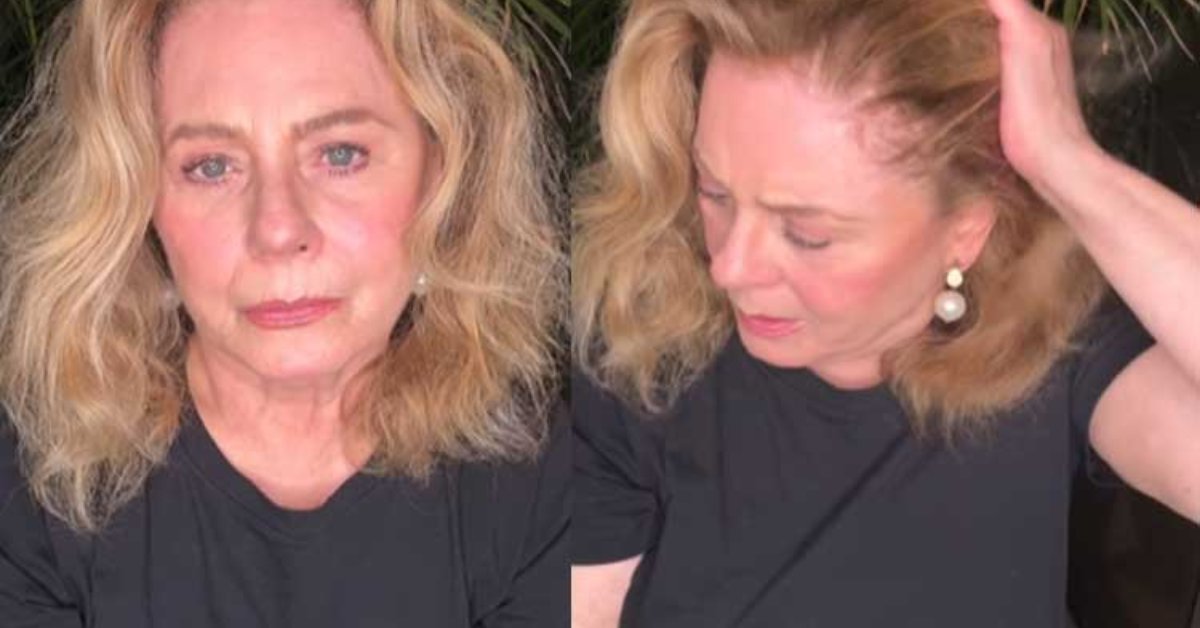 Sofrendo grande perda Vera Fischer desaba em lagrimas durante video