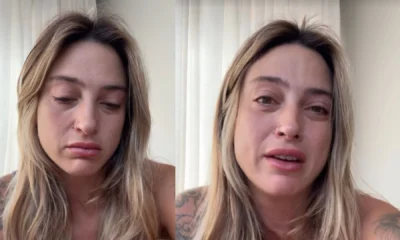 Tati Dias chora ao falar sobre fim de noivado.webp