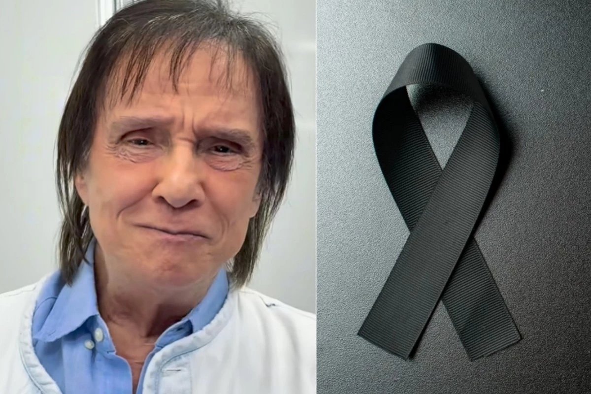 Tomado pelo luto Roberto Carlos lamenta dura perda nos primeiros