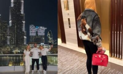 Turismo de luxo Virginia Fonseca aproveita noite nos Emirados Arabes