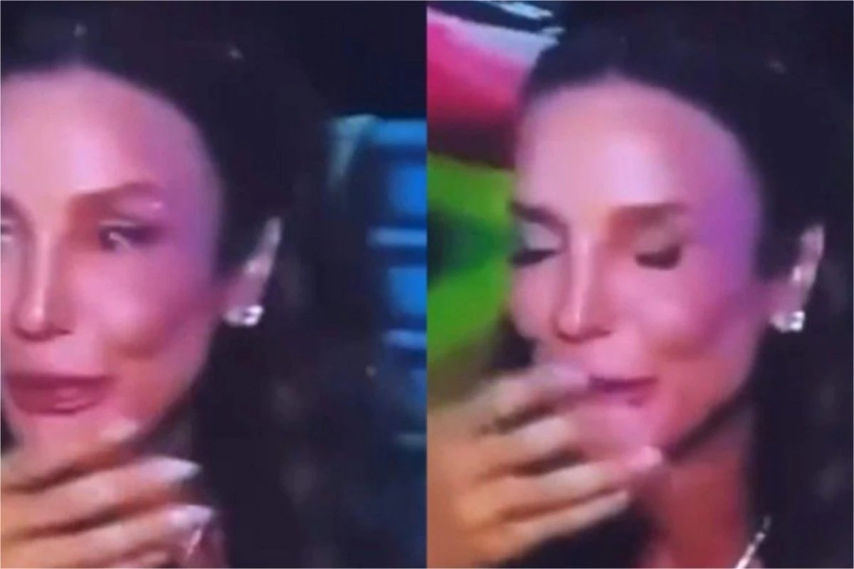 Video Ivete Sangalo leva cuspida na cara e homem se
