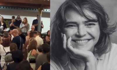 Video chegada do corpo de Titina Medeiros no velorio e