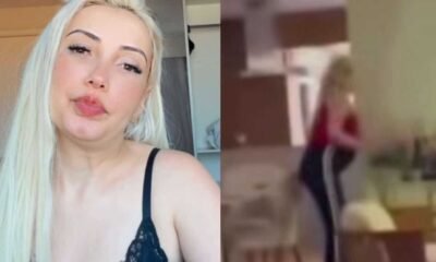 Video da vidente Chaline Grazik quebrando objetos apos descobrir suposta