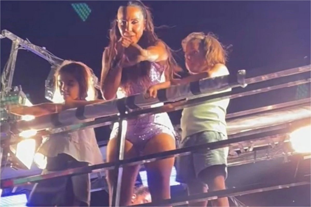 Video filhas de Ivete Sangalo pulam com a mae no