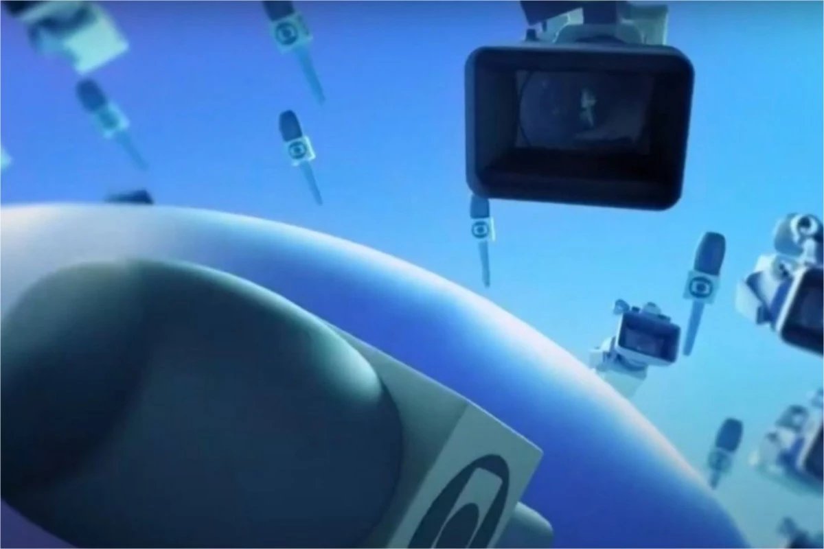 Video filme na Globo e interrompido e Marcelo Pereira da