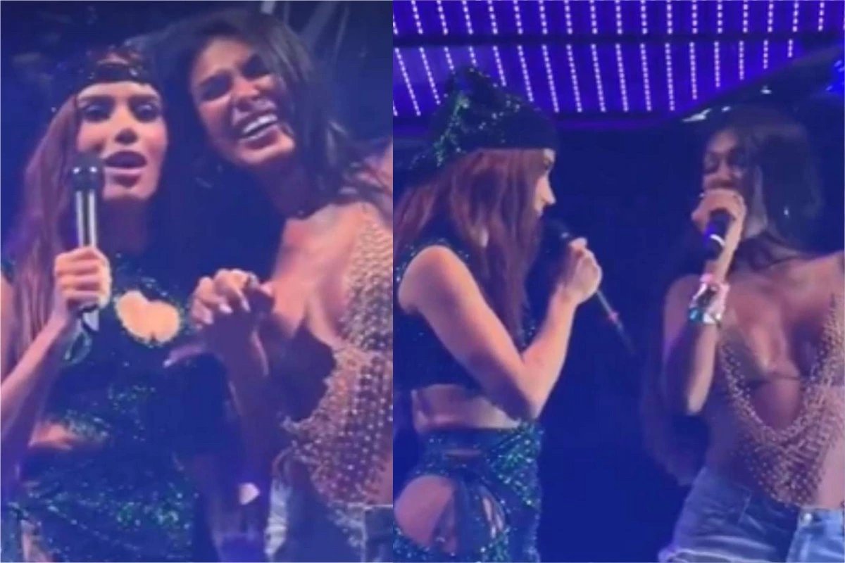 Video visivelmente bebada Pocah sobe no palco mas e