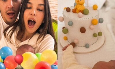 Video – Mariana Rios celebra 1 mes de seu filho