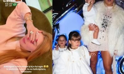 Virginia brinca sobre o pos Reveillon em Madri Entreguei tanto que