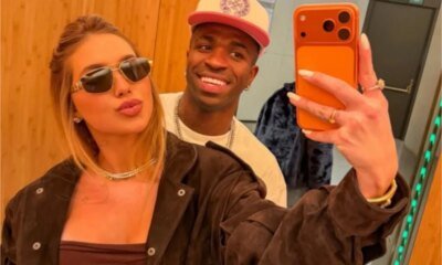 Virginia posta foto ao lado de Vini Jr mas detalhe