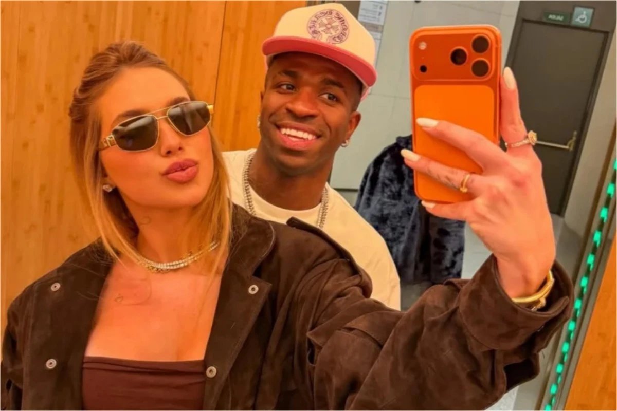 Virginia posta foto ao lado de Vini Jr mas detalhe