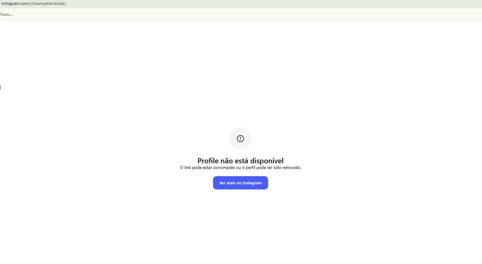 Reprodução: Instagram/@chaianydeandrade