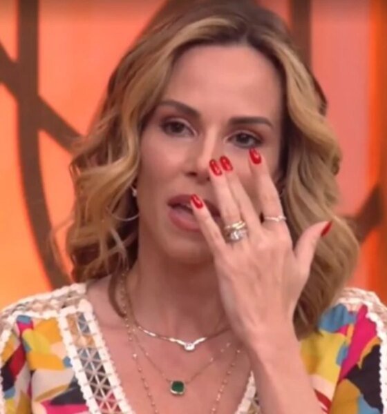 Ana Furtado surge aos prantos apos ocorrido com sua filha