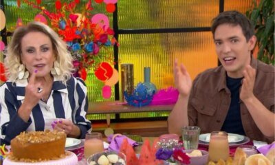 Ana Maria Braga aconselha jornalista da Globo ao vivo no