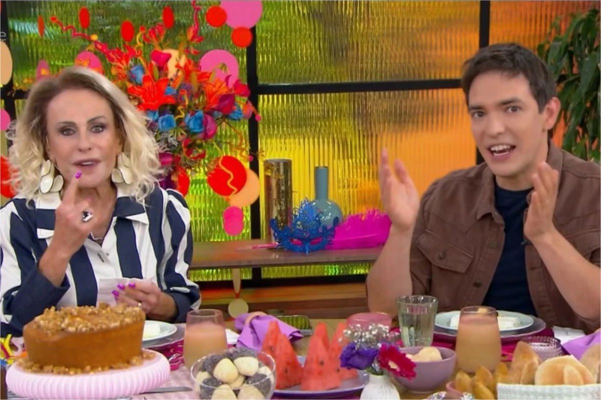 Ana Maria Braga aconselha jornalista da Globo ao vivo no