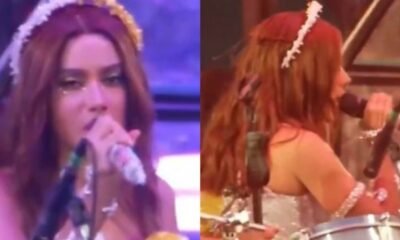 Anitta se irrita e detona equipe diante do publico durante