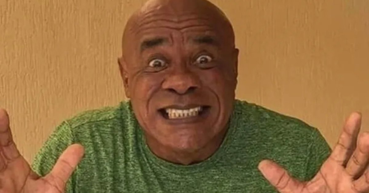 Ao lado de influenciadora 46 anos mais jovem Kid Bengala