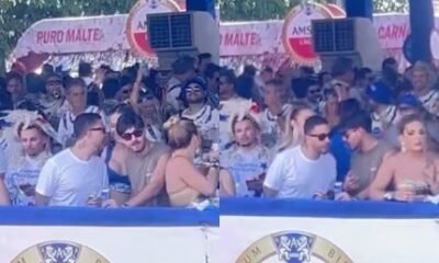 Apos afastamento Carlinhos e Lucas Lobato voltam a aparecer juntos