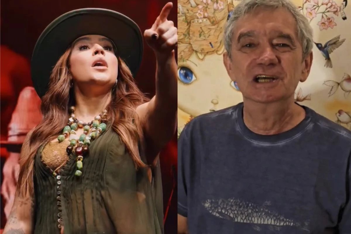 Apos se questionada por Serginho Groisman no Altas Horas Lauana