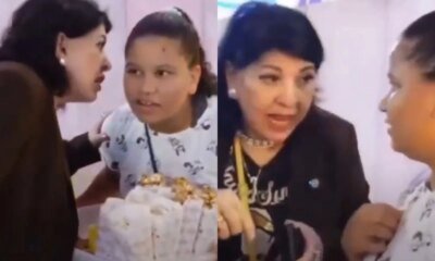 Atitude da cantora Roberta Miranda diante de vendedora ambulante durante