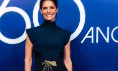 Atual e o ex marido de Helena Ranaldi ficam cara a