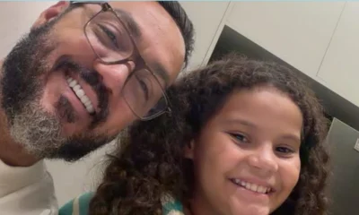 Belo posta foto rara com a neta e se.webp