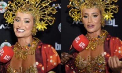 Bruna Griphao homenageia Rosa Magalhaes no ensaio do Salgueiro e