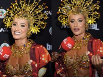 Bruna Griphao homenageia Rosa Magalhaes no ensaio do Salgueiro e