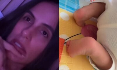 Carol Peixinho encanta ao mostrar rotina com Thiaguinho e o